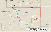 Shaded Relief 3D Map of ZIP code 88130