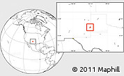 Blank Location Map of ZIP code 88132