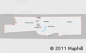 Gray Panoramic Map of ZIP code 88210, single color outside
