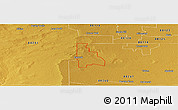 Physical Panoramic Map of ZIP code 88213