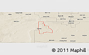 Shaded Relief Panoramic Map of ZIP code 88213