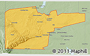 Savanna Style 3D Map of ZIP code 88220