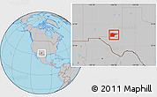 Gray Location Map of ZIP code 88220