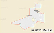 Classic Style 3D Map of ZIP code 88240, single color outside