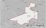 Gray 3D Map of ZIP code 88240