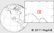 Blank Location Map of ZIP code 88240