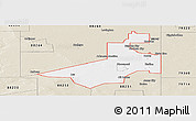 Classic Style Panoramic Map of ZIP code 88240