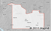 Gray 3D Map of ZIP code 88252