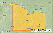 Savanna Style 3D Map of ZIP code 88252