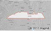 Gray 3D Map of ZIP code 88253