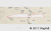 Classic Style Panoramic Map of ZIP code 88253