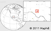 Blank Location Map of ZIP code 88256