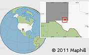 Savanna Style Location Map of ZIP code 88256, highlighted country, highlighted state