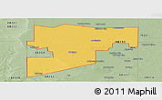 Savanna Style Panoramic Map of ZIP code 88260