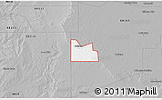 Gray 3D Map of ZIP code 88264
