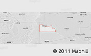 Silver Style Panoramic Map of ZIP code 88264