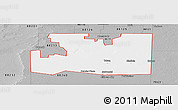 Gray Panoramic Map of ZIP code 88267