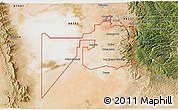 Satellite 3D Map of ZIP code 88310