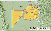 Savanna Style 3D Map of ZIP code 88310