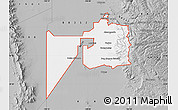 Gray Map of ZIP code 88310