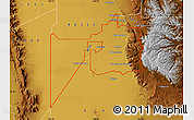 Physical Map of ZIP code 88310