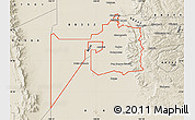 Shaded Relief Map of ZIP code 88310