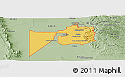 Savanna Style Panoramic Map of ZIP code 88310
