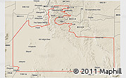 Shaded Relief 3D Map of ZIP code 88317