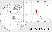 Blank Location Map of ZIP code 88330