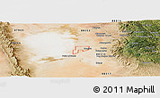 Satellite Panoramic Map of ZIP code 88330