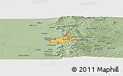 Savanna Style Panoramic Map of ZIP code 88337