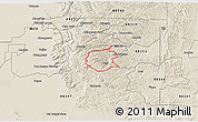Shaded Relief 3D Map of ZIP code 88347