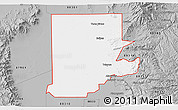 Gray 3D Map of ZIP code 88352