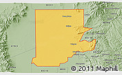 Savanna Style 3D Map of ZIP code 88352