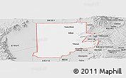 Silver Style Panoramic Map of ZIP code 88352