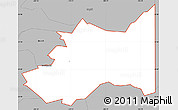 Gray Simple Map of ZIP code 88354