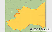 Savanna Style Simple Map of ZIP code 88354