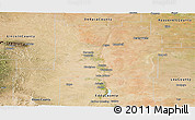 Satellite Panoramic Map of Chaves County