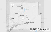 Silver Style 3D Map of Eddy County