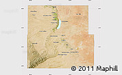 Satellite Map of Eddy County, cropped outside