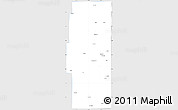 Silver Style Simple Map of Lea County, single color outside