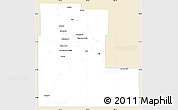 Classic Style Simple Map of Otero County, single color outside