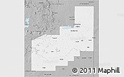 Gray 3D Map of Quay County