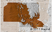 Physical Map of Rio Arriba County, lighten