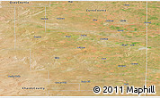 Satellite Panoramic Map of Roosevelt County