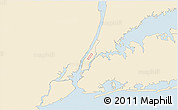 Classic Style 3D Map of ZIP code 00083, single color outside