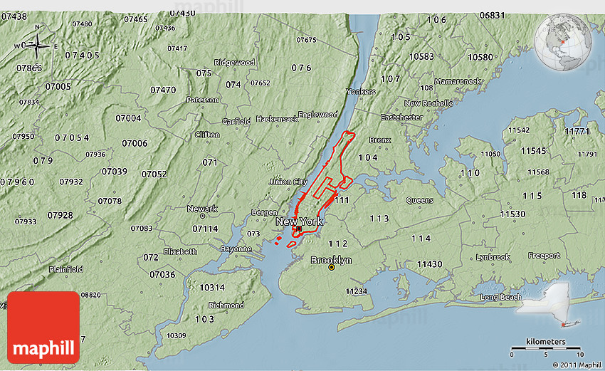 Savanna Style Panoramic Map Of Zip Code 49113 vrogue.co
