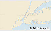 Classic Style 3D Map of ZIP code 10001, single color outside