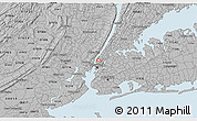 Gray 3D Map of ZIP code 10001