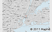 Silver Style Map of ZIP code 10001
